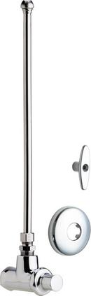 Chicago Faucets Polished Chrome Faucet 1/2 x 3/8 x 12 in. Supply Kit 