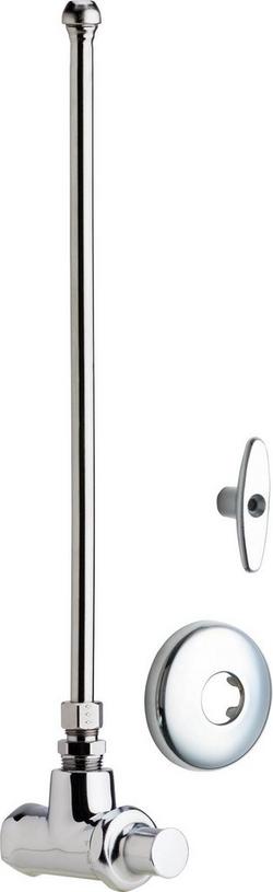 Faucet 1/2 x 3/8 x 12 in. Supply Kit in Polished Chrome