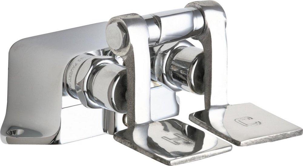 Chicago Faucets Polished Chrome Pedal Valve 