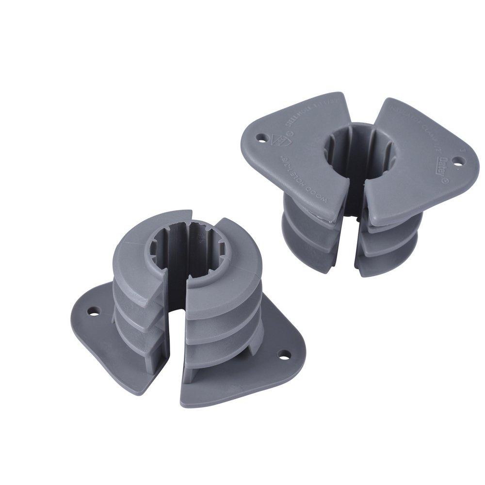 Oatey&reg; Grey Plastic Pipe Clamp 