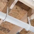 Oatey&reg; White ABS J Hook with Nail in White 