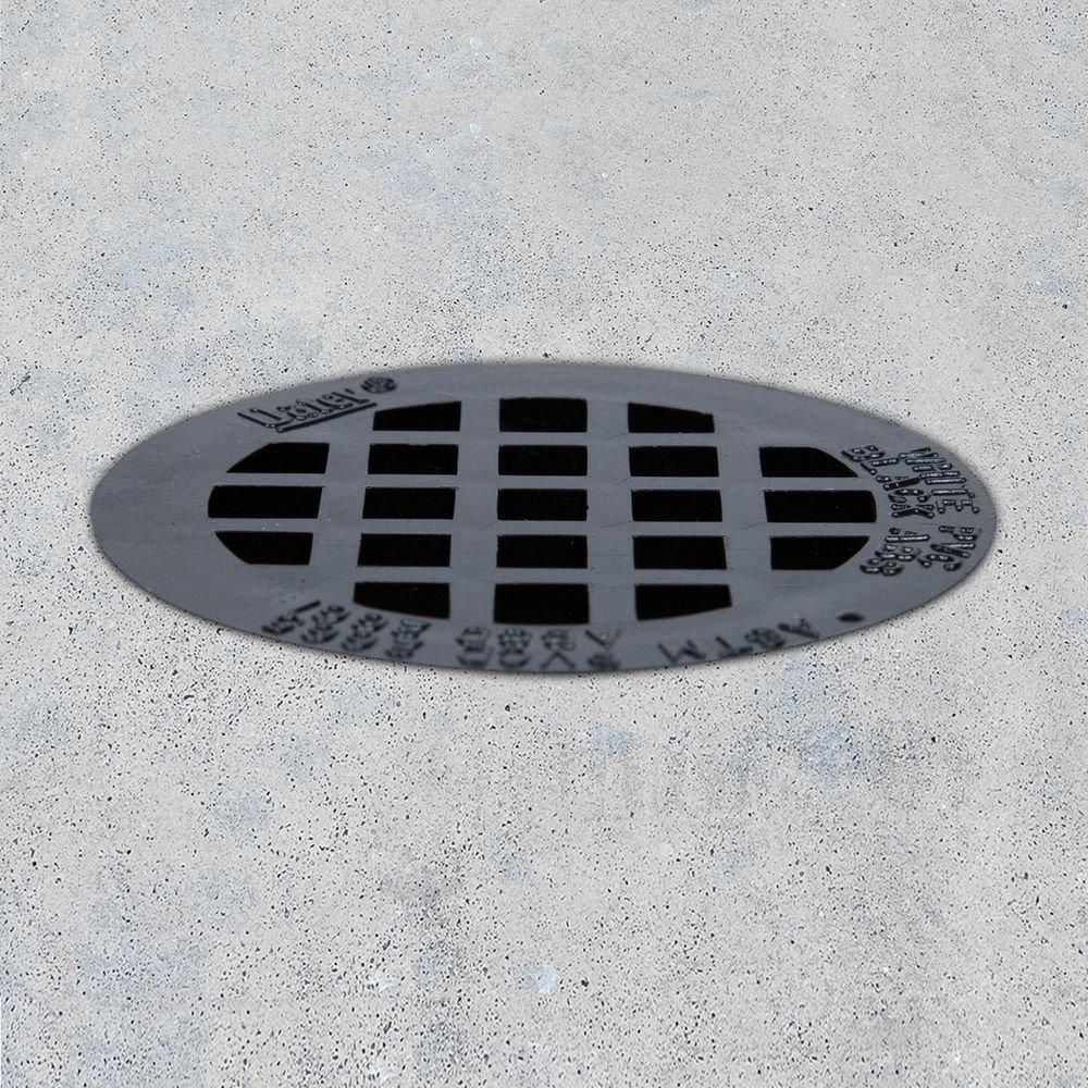 Oatey&reg; Plastic General Purpose Drain in Black 