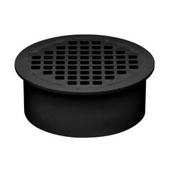 2 in. Plastic General Purpose Drain in Black