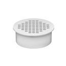 Oatey&reg; White Solvent Weld Plastic White Floor Drain 