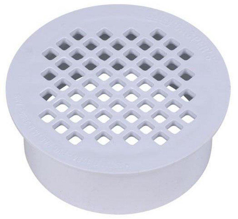 Oatey&reg; White Solvent Weld Plastic White Floor Drain 