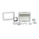 Oatey&reg; White Washing Machine Supply Box 