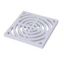 Oatey&reg; White 9 3/16 FULL TP GRATE FLR SINK 