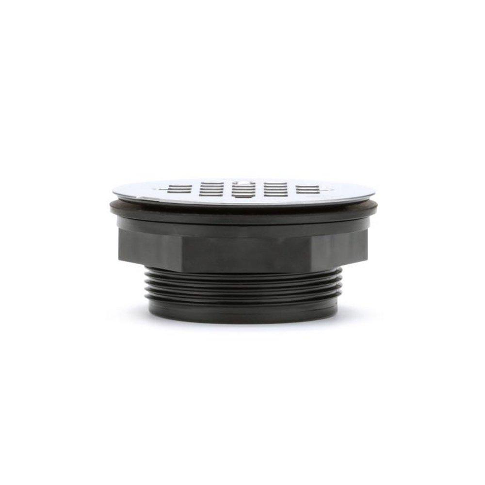 Oatey&reg; Black No Caulk Plastic Stainless Steel Shower Drain 