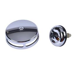 Metal Toe-Tap Drain in Polished Chrome