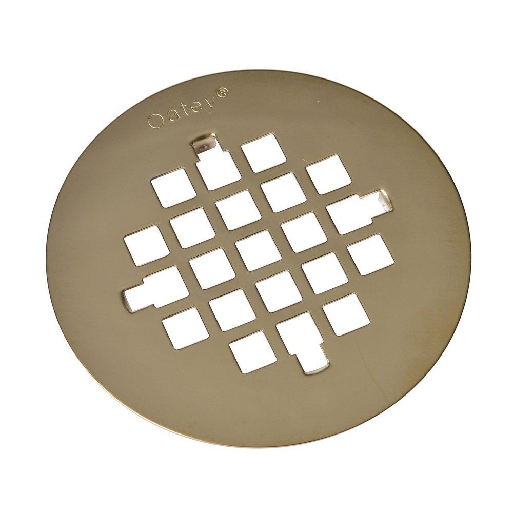 Oatey&reg; Polished Brass - PVD 4-1/4 in. Stainless Steel Snap-In Strainer 
