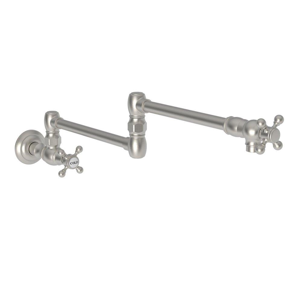 Newport Brass Satin Nickel - PVD Two Handle Cross Pot Filler 