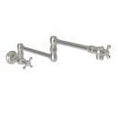 Newport Brass Satin Nickel - PVD Two Handle Cross Pot Filler 