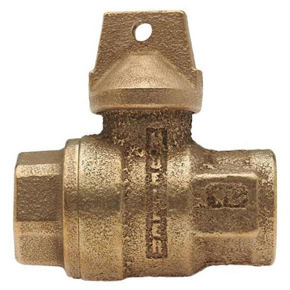 Mueller Company FIPT Cast Brass Alloy Ball Curb Valve 