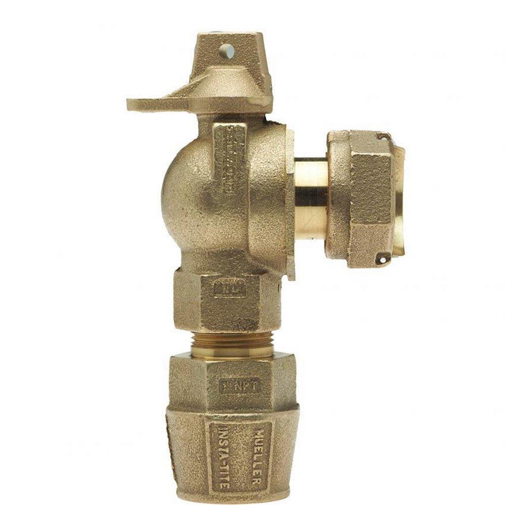 Mueller Company IPS x Meter Angle Ball Valve 