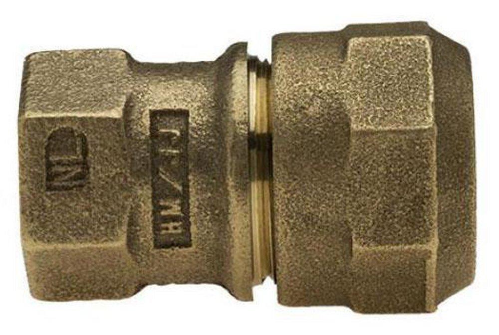 Mueller Company Compression x Female Flare Cast Brass Alloy Coupling 