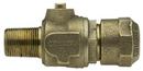 Mueller Company MIPS x Compression Cast Brass Alloy Ball Corp Valve 
