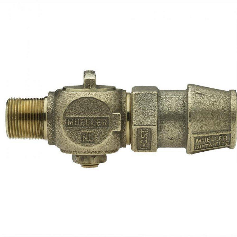 Mueller Company 1 in. IPT x IPS Brass Corporation Stop 