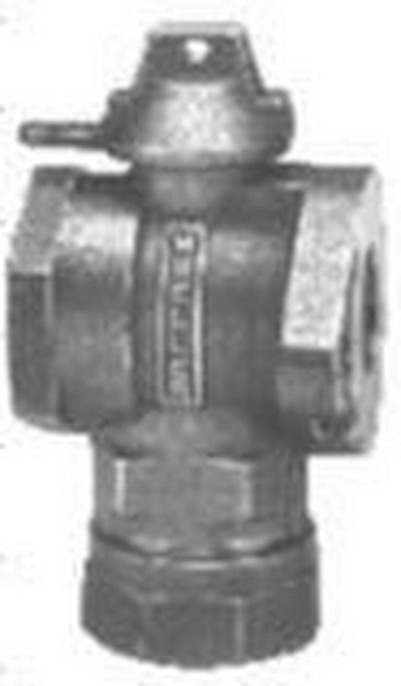Mueller Company CTS Compression x Meter Flanged 360 Degree Turn Ball Angle Valve with Lock Wing 