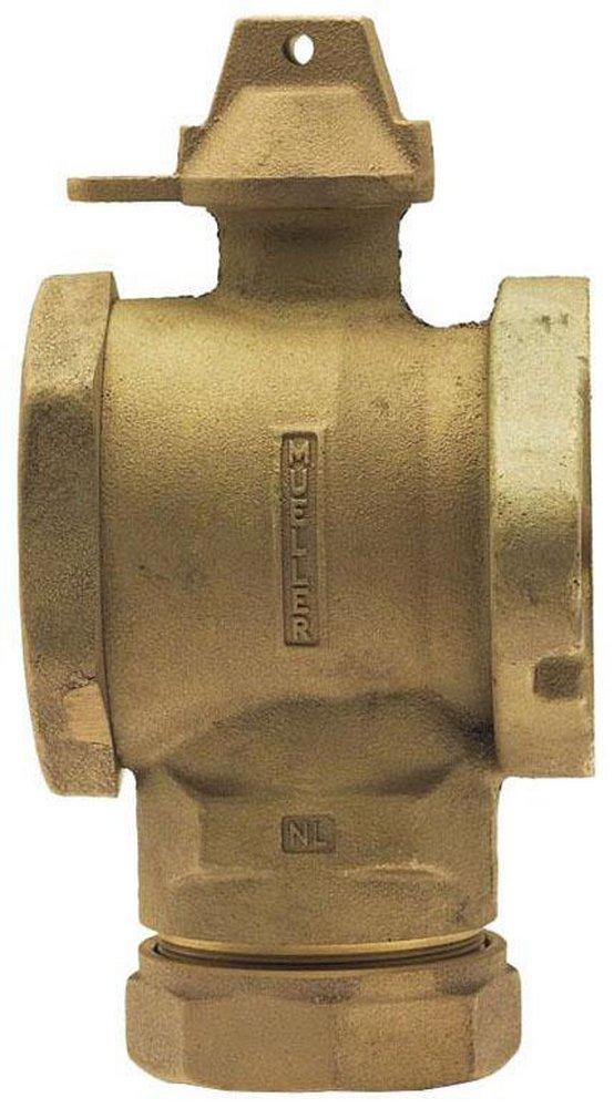 Mueller Company 2 in. Cast Brass Alloy Angle Meter Valve 