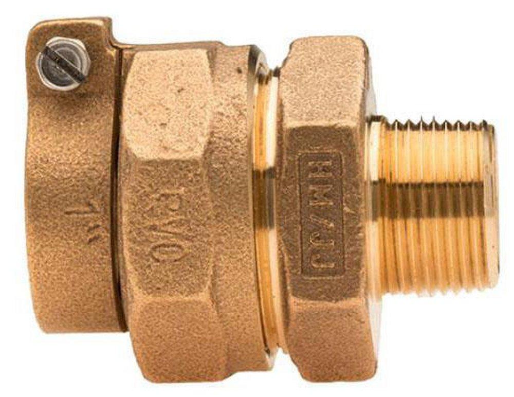 Mueller Company Pack Joint x MIPT Brass Coupling 