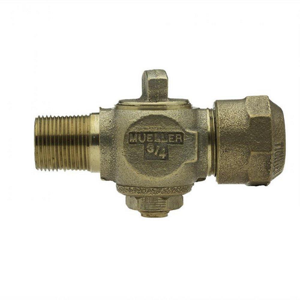 Mueller Company MIPS x Compression Brass Corporation Valve 