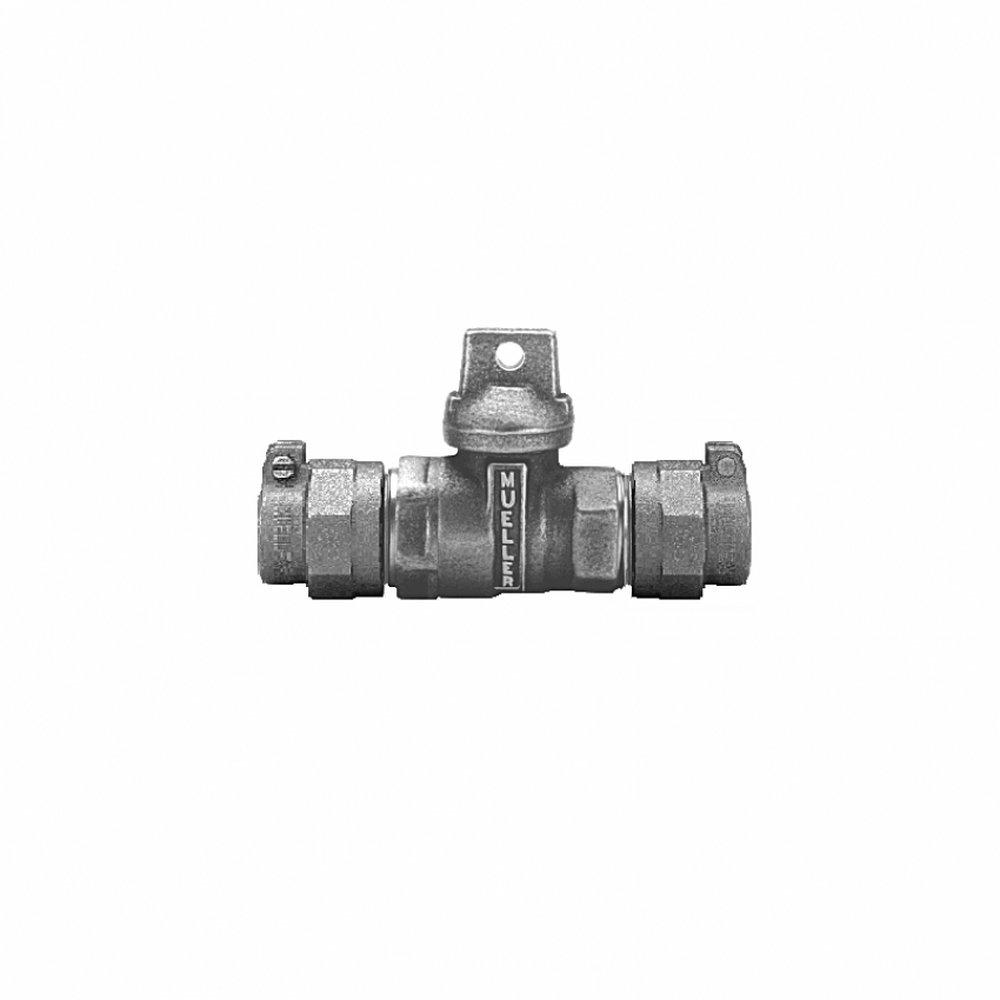 Mueller Company IPS Pack Joint In-Line Ball Curb Valve 