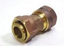 Mueller Company CTS x Meter Swivel Brass Straight Coupling 