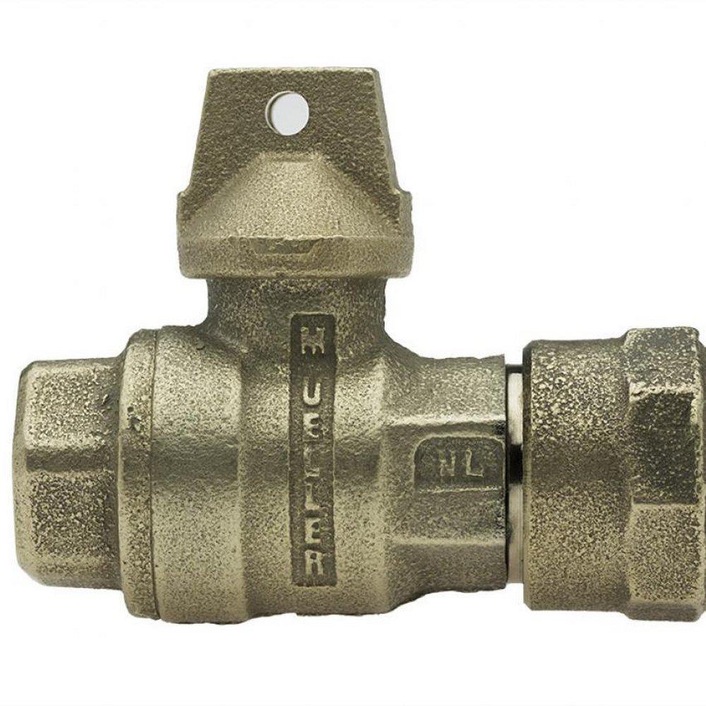 Mueller Company 3/4 in. Cast Brass Alloy Ball Curb Valve 