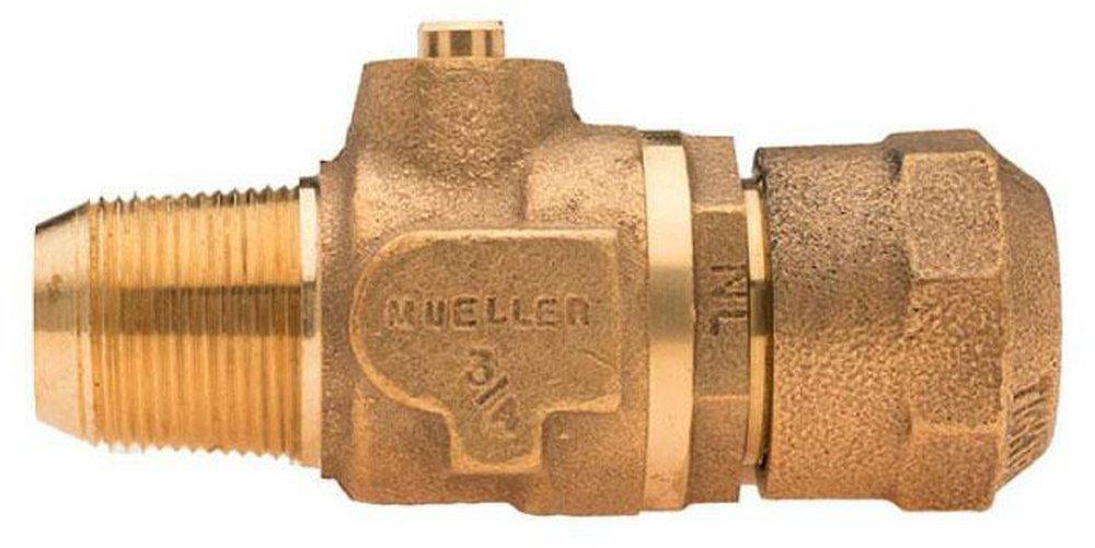 Mueller Company CC x Compression Cast Brass Alloy Ball Corp Valve 