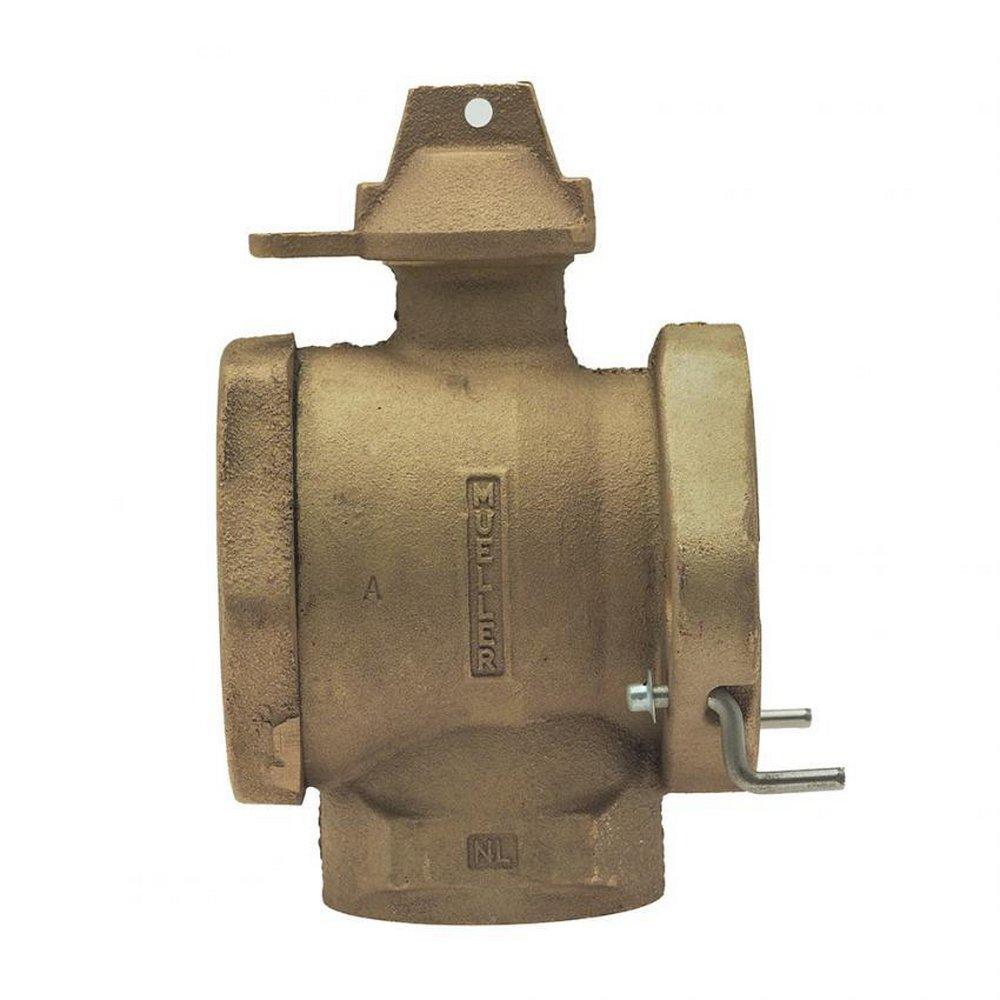Mueller Company Meter Brass Angle Ball Valve Curb Stop 