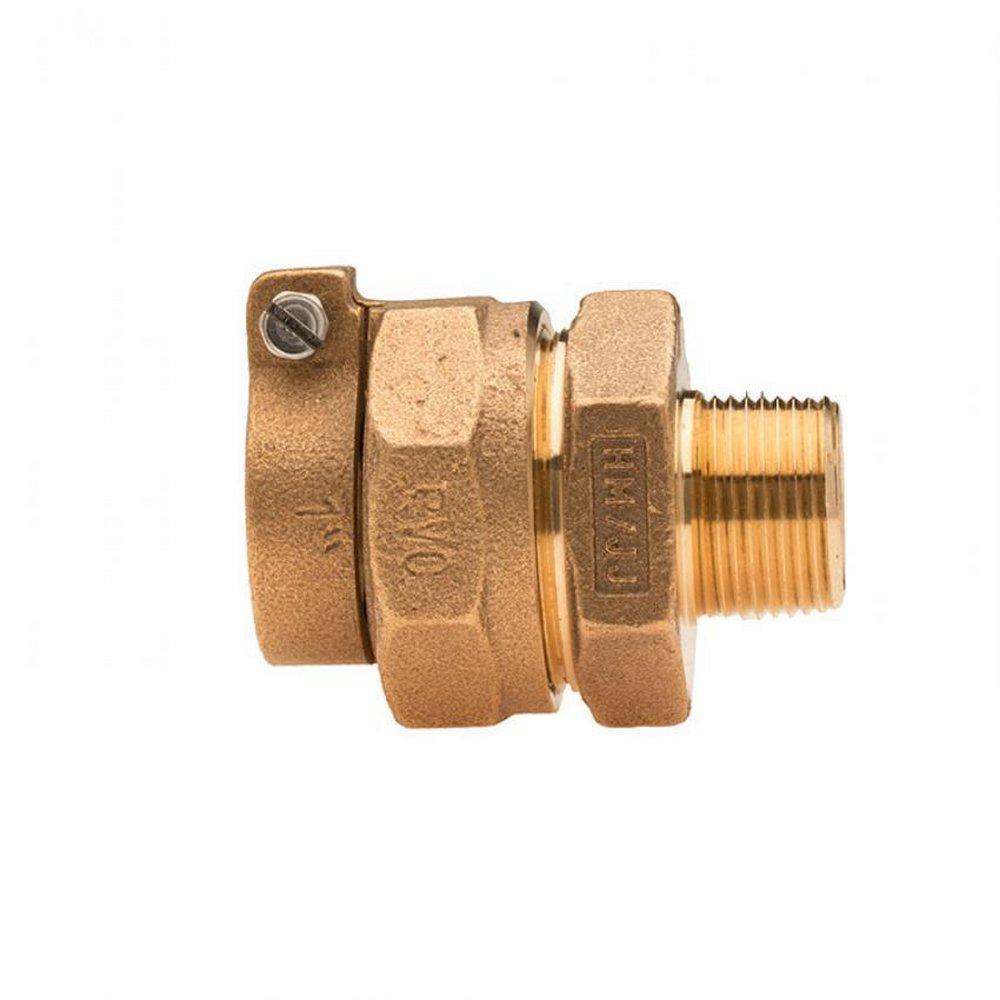 Mueller Company Pack Joint x Threaded Brass Coupling 