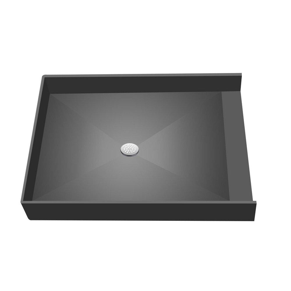 Tile Redi USA Grey 37 in. ADA Shower Base with Center Drain 