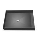 Tile Redi USA Grey 37 in. ADA Shower Base with Center Drain 