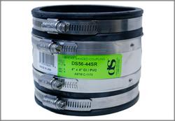 4 in. Cast Iron x Plastic Flexible Coupling