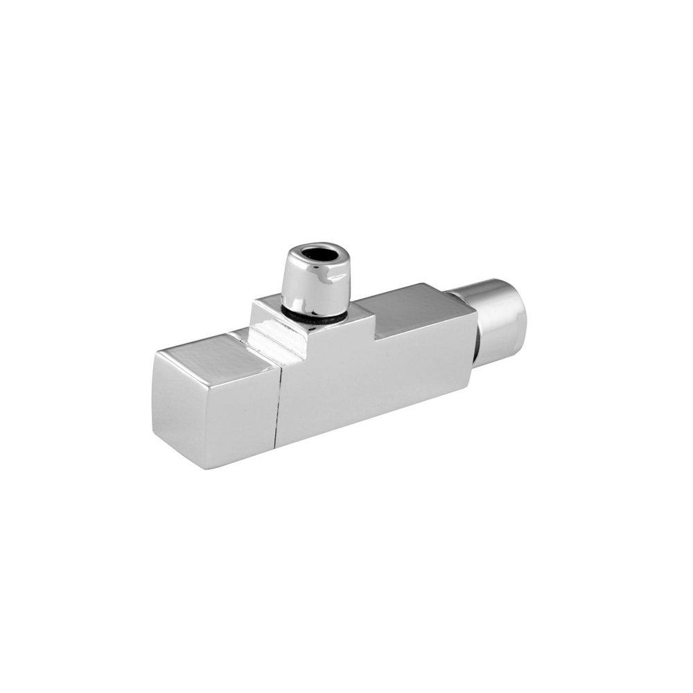 Brasstech Polished Chrome Compression x Compression Square Angle Supply Stop Valve in Polished Chrome 