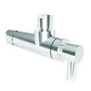 1/2 x 3/8 in. Compression Lever Angle Supply Stop Valve in Polished Chrome