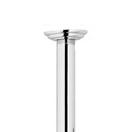 Newport Brass Polished Nickel - Natural 4 in. Brass Shower Arm and Flange 
