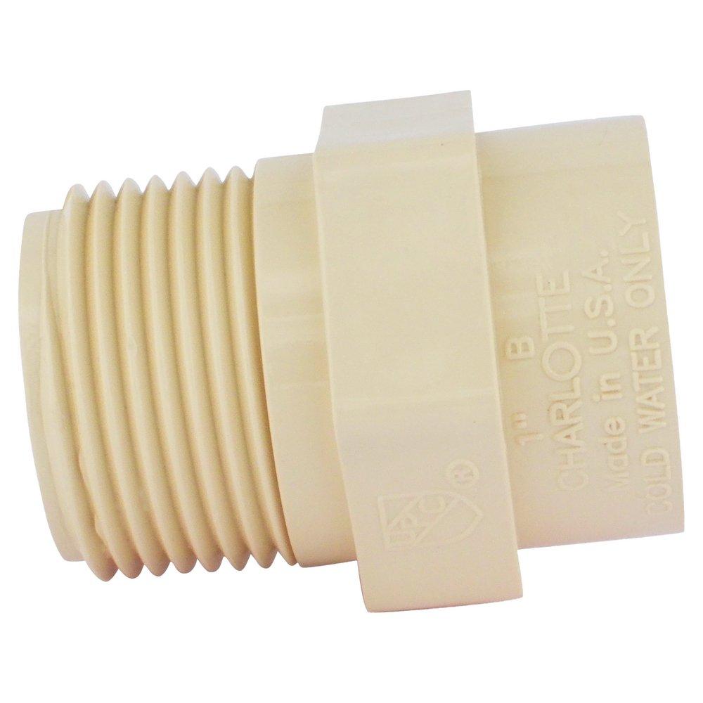 Cream CTS CPVC Male Adapter 