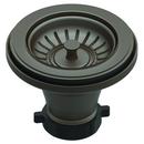 3-1/2 in. Large Basket Post Style Strainer Set with Extension in Oil Rubbed Bronze