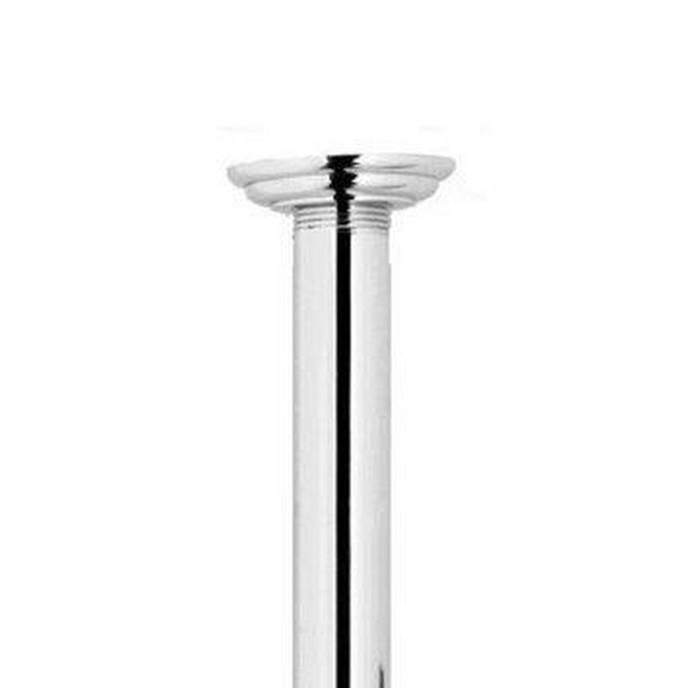 Newport Brass Polished Nickel - Natural 10 in. Brass Shower Arm and Flange 