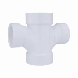 2 x 1-1/2 in. PVC DWV Double Sanitary Tee