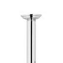 Newport Brass Polished Nickel - Natural 42 in. Brass Shower Arm and Flange 