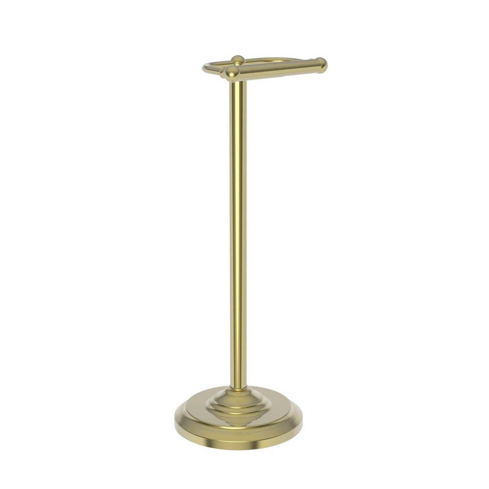 Newport Brass Uncoated Polished Brass Freestanding Toilet Tissue Holder 