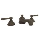 Two Handle Widespread Bathroom Sink Faucet in Oil Rubbed Bronze Lever Handle