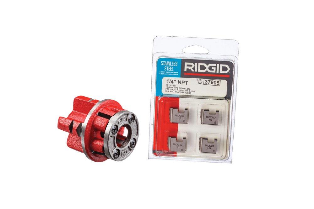 RIDGID Exposed Ratchet Threader Set 