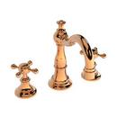Two Handle Bathroom Sink Faucet in Polished Copper