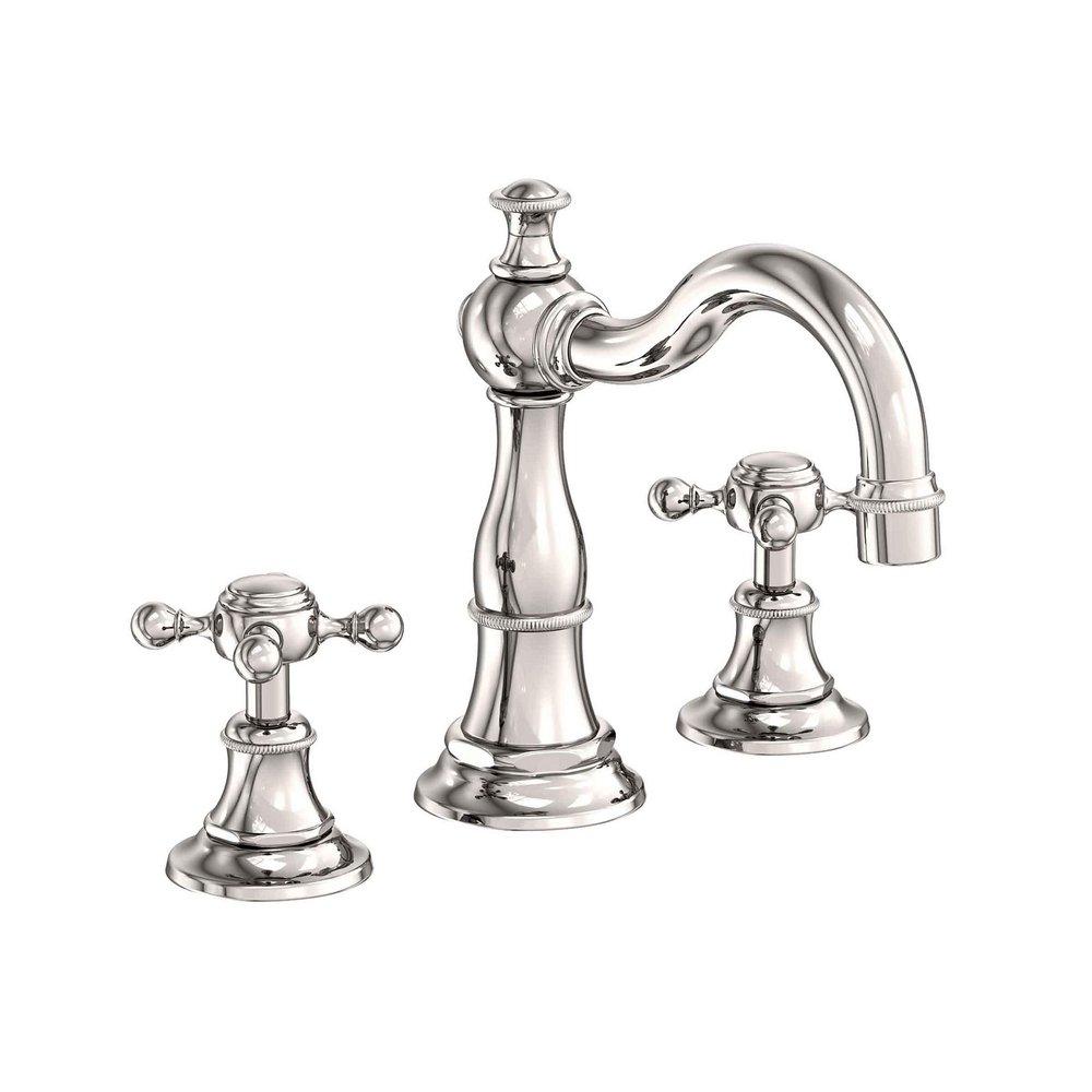 Newport Brass Polished Nickel - Natural Two Handle Widespread Bathroom Sink Faucet 