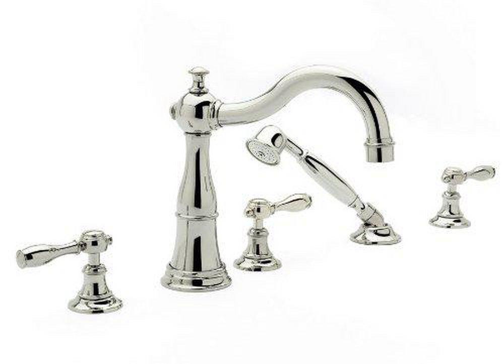 Newport Brass Satin Nickel - PVD Three Handle Roman Tub Faucet 
