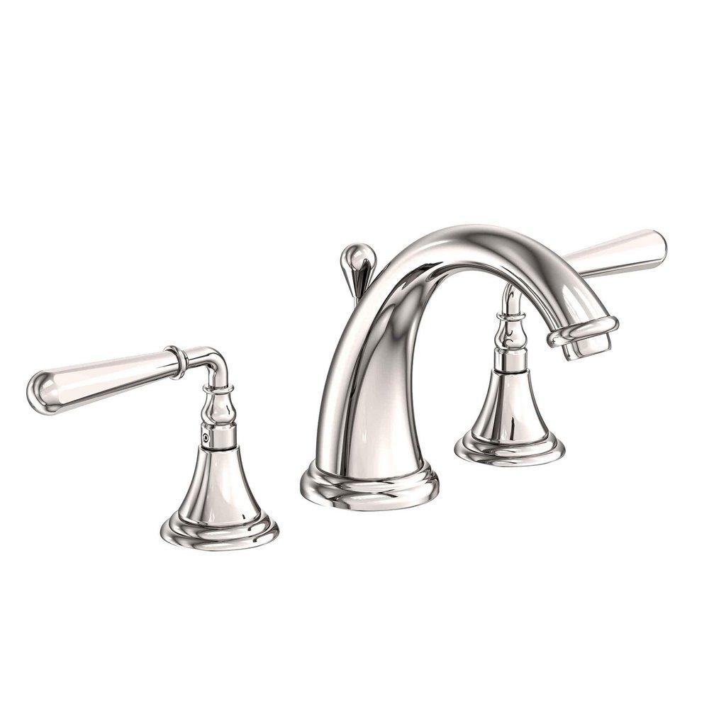 Newport Brass Polished Nickel - Natural Two Handle Widespread Bathroom Sink Faucet 