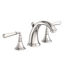 Newport Brass Polished Nickel - Natural Two Handle Widespread Bathroom Sink Faucet 